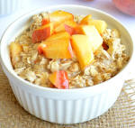 Peach Cobbler Oatmeal